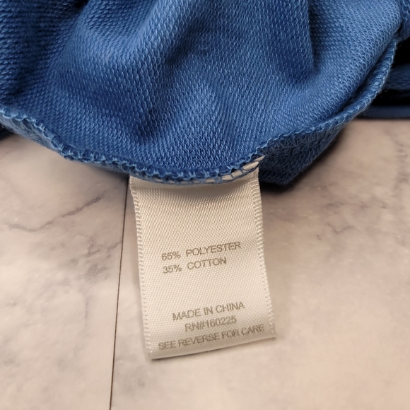 Stitchdrop French Terry T-shirt Dress Blue Medium NWT - Picture 6 of 9